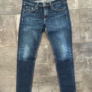 Rag & Bone Blue Skinny Jeans